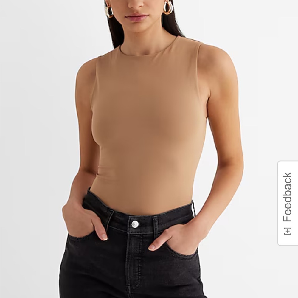 Express Body Contour High Compression High Neck Tank
